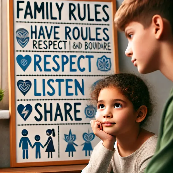 1. Have Rules and Set Boundaries for managing sibling rivalry