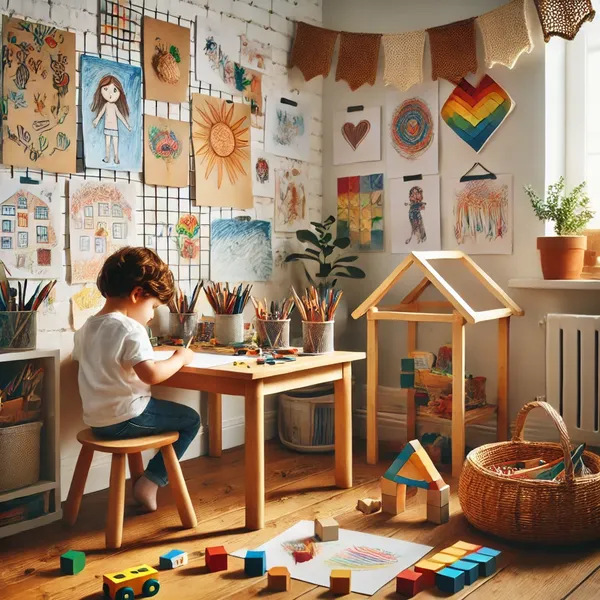 Tips for Encouraging Creativity in Children 3. Make Your Home A Creative Space