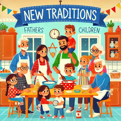 Parenting Tips for Blended Families - family creating new traditions